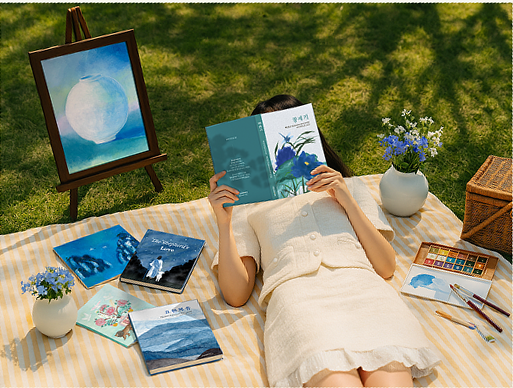 창세기, read outdoors: Yeyesisters photography